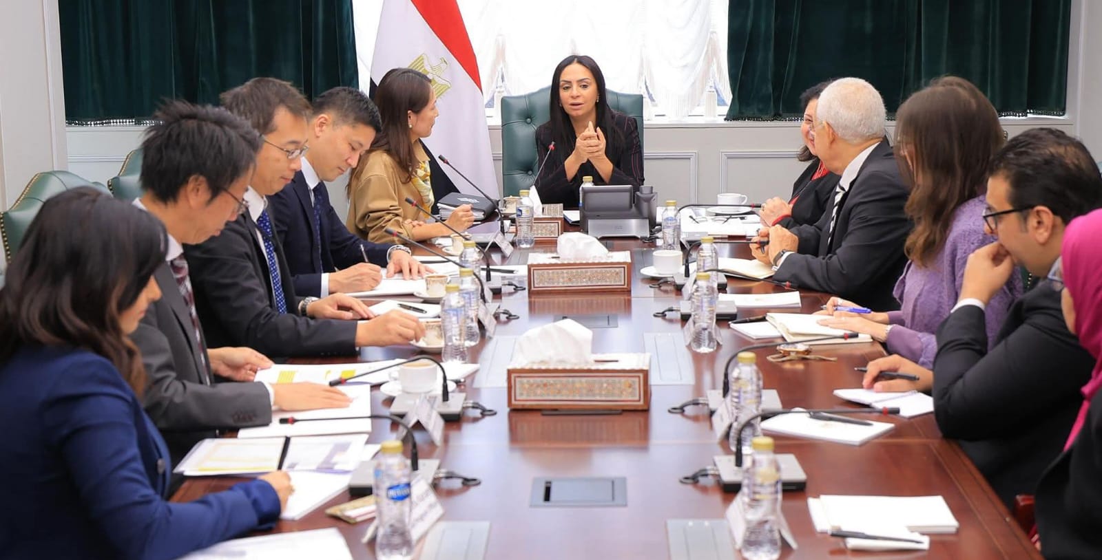 وزيرة التضامن تلتقي نائب رئيس هيئة التعاون الدولي اليابانية