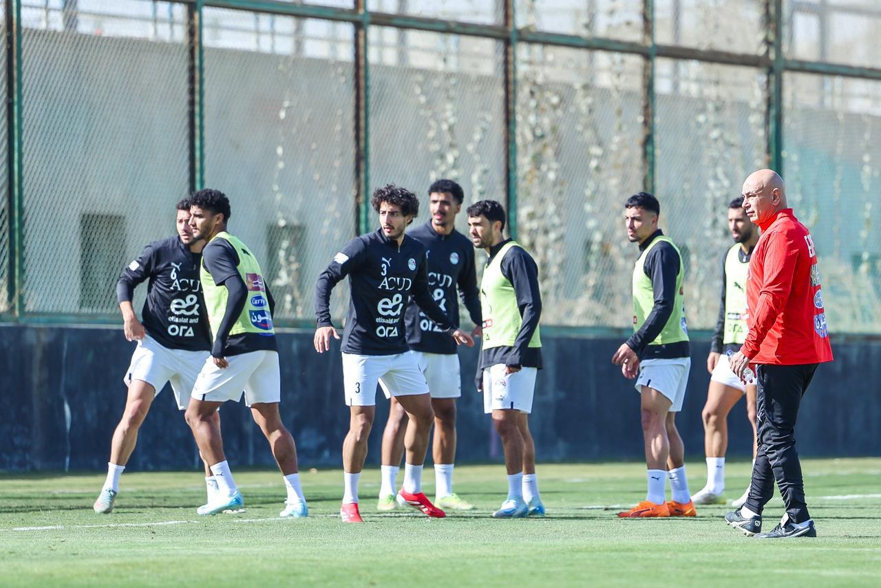 منتخب مصر يواصل استعداداته لمواجهة نيجيريا الودية