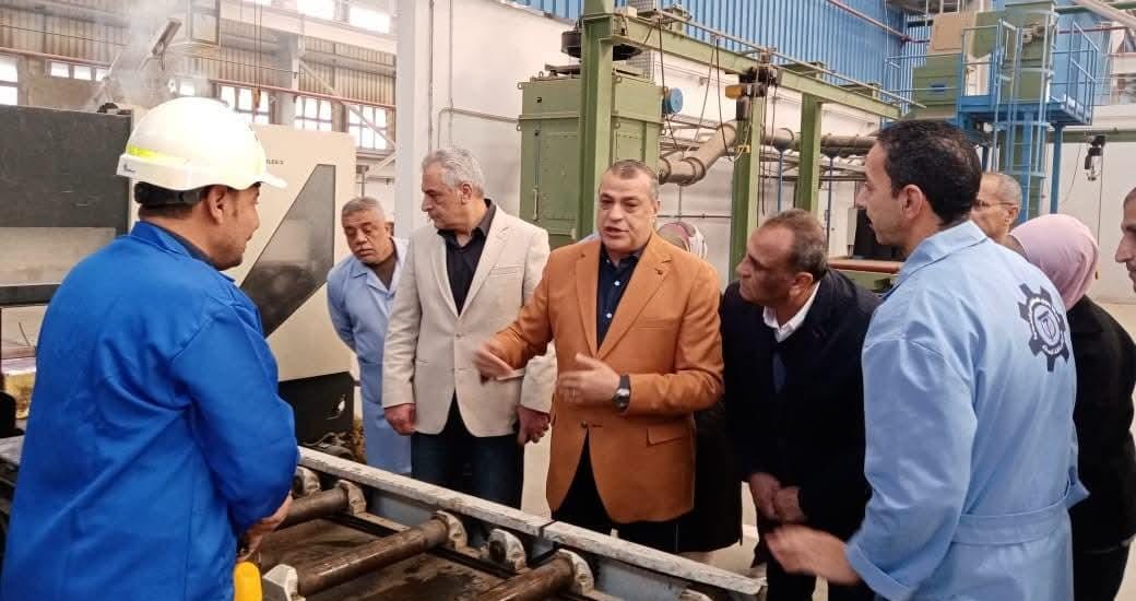 وزير الإنتاج الحربي: حلوان للصناعات غير الحديدية من أهم الصروح الصناعية