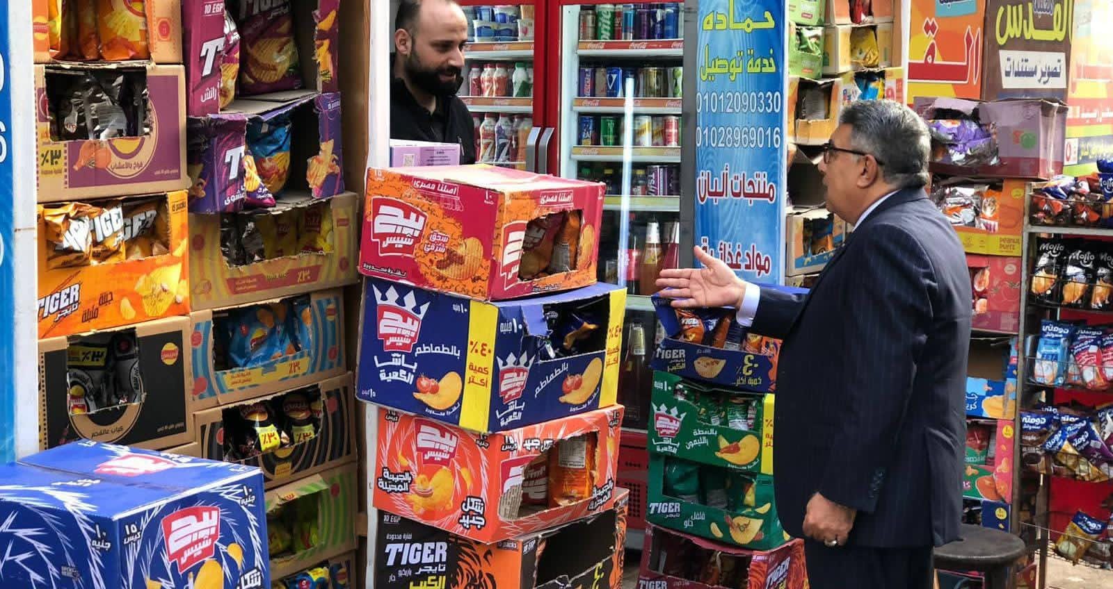 محافظ الدقهلية يقوم بجولة مفاجئة بحي غرب المنصورة