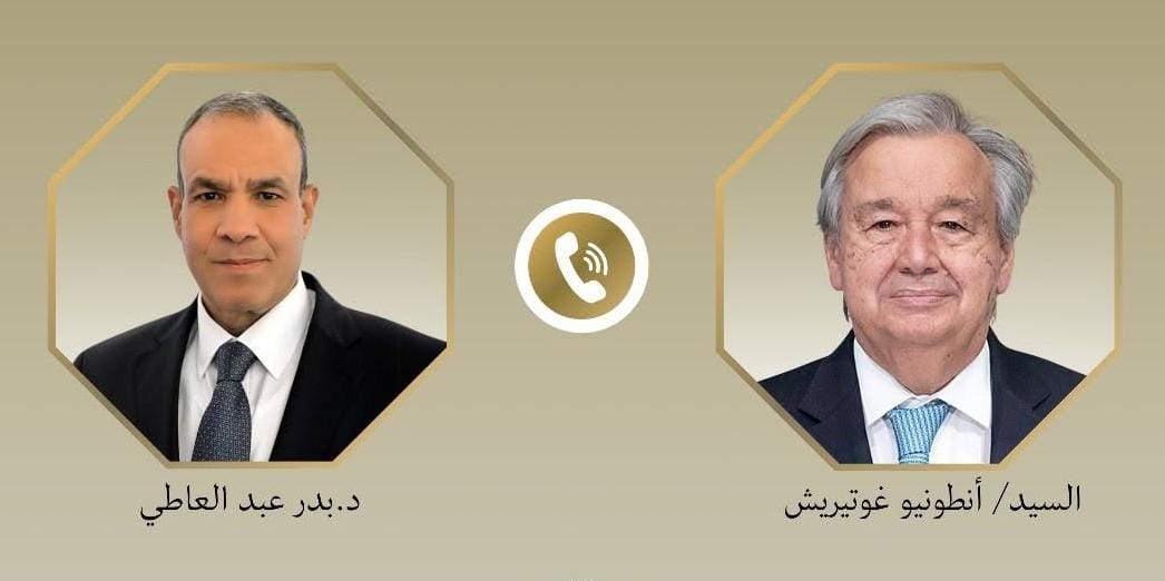 اتصال هاتفي بين وزير الخارجية وسكرتير عام الأمم المتحدة