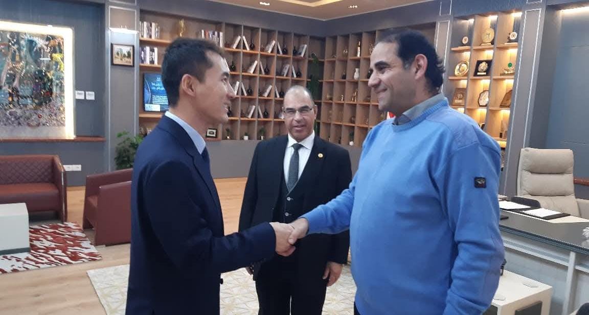 رئيس جامعة بورسعيد يشتقبل مدير معهد كونفوشيوس