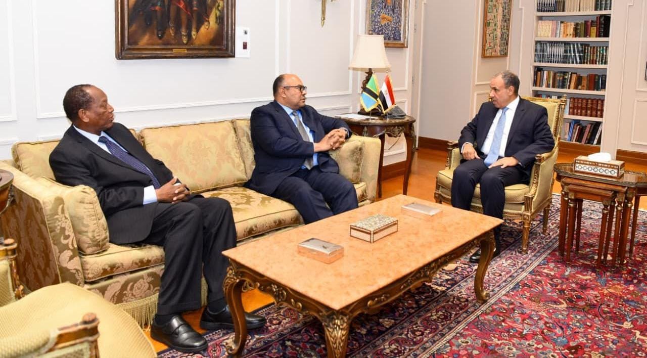 وزير الخارجية يبحث مع نظيره التنزاني سبل تعزيز العلاقات بين البلدين