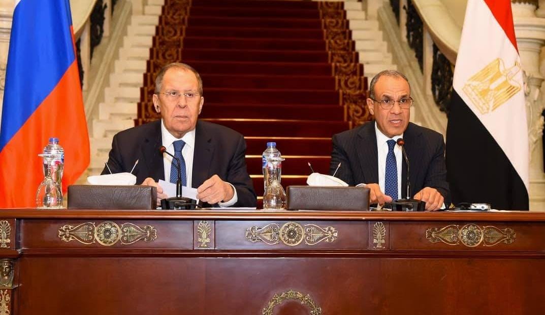 مشاورات سياسية بين وزيرى الخارجية المصري والروسي بالقاهرة