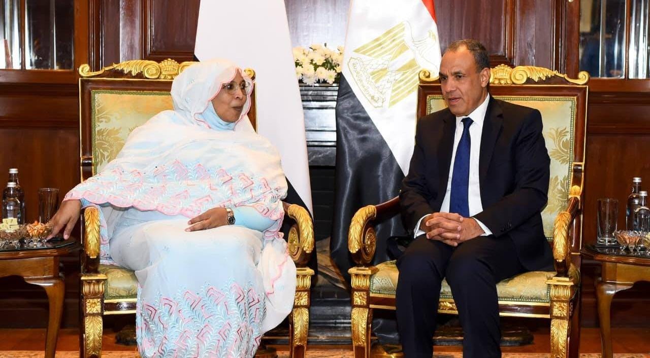 وزير الخارجية يلتقي وزيرة شئون مجلس الوزراء السوداني
