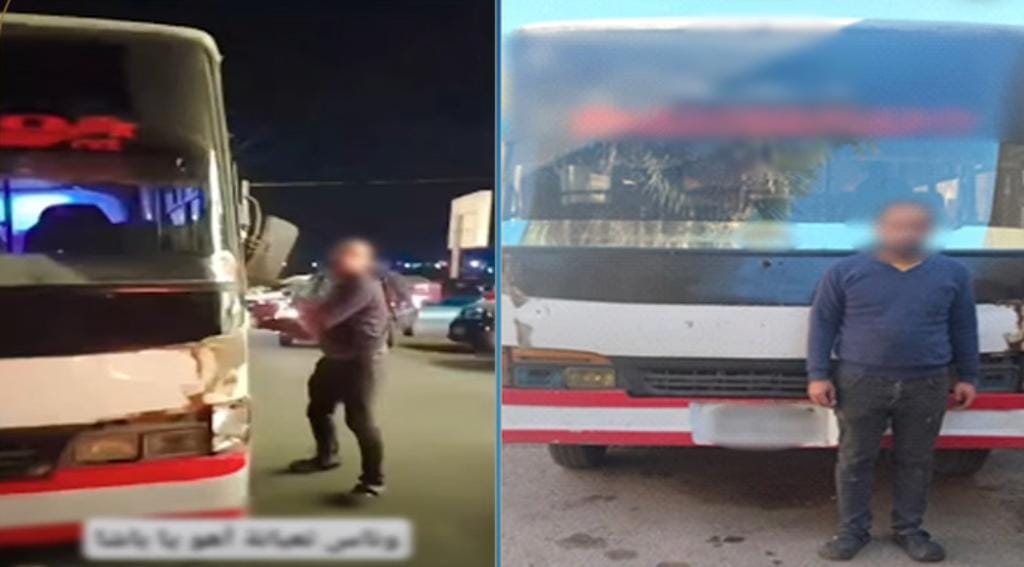 ضبط سائق أتوبيس أنزل الركاب في الطريق لتقسيم خط السير بالدقهلية