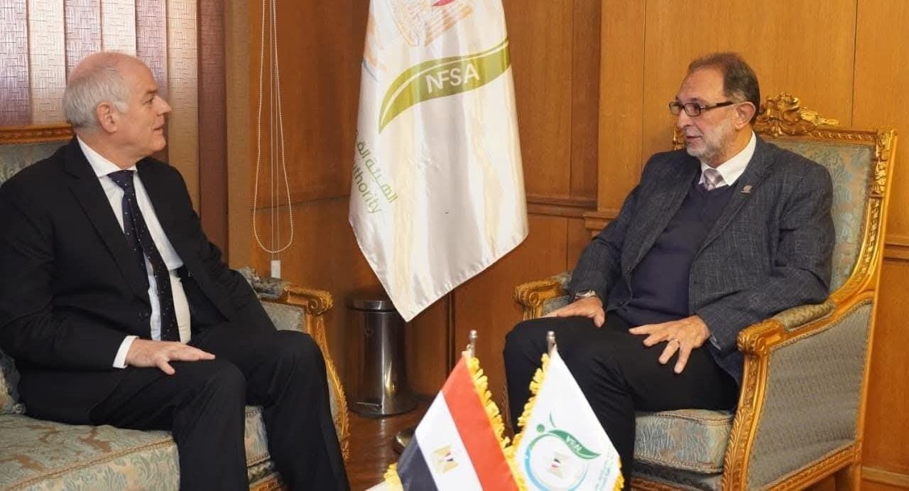 رئيس الهيئة القومية لسلامة الغذاء يستقبل السفير الأسترالي بالقاهرة