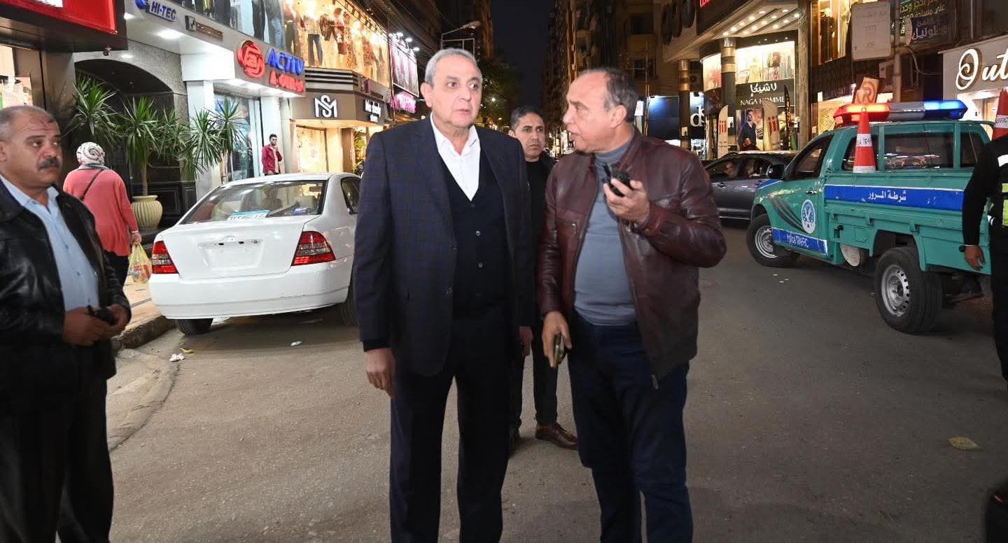 محافظ الغربية يواصل جولاته المكثفة لإعادة الانضباط إلى شوارع طنطا