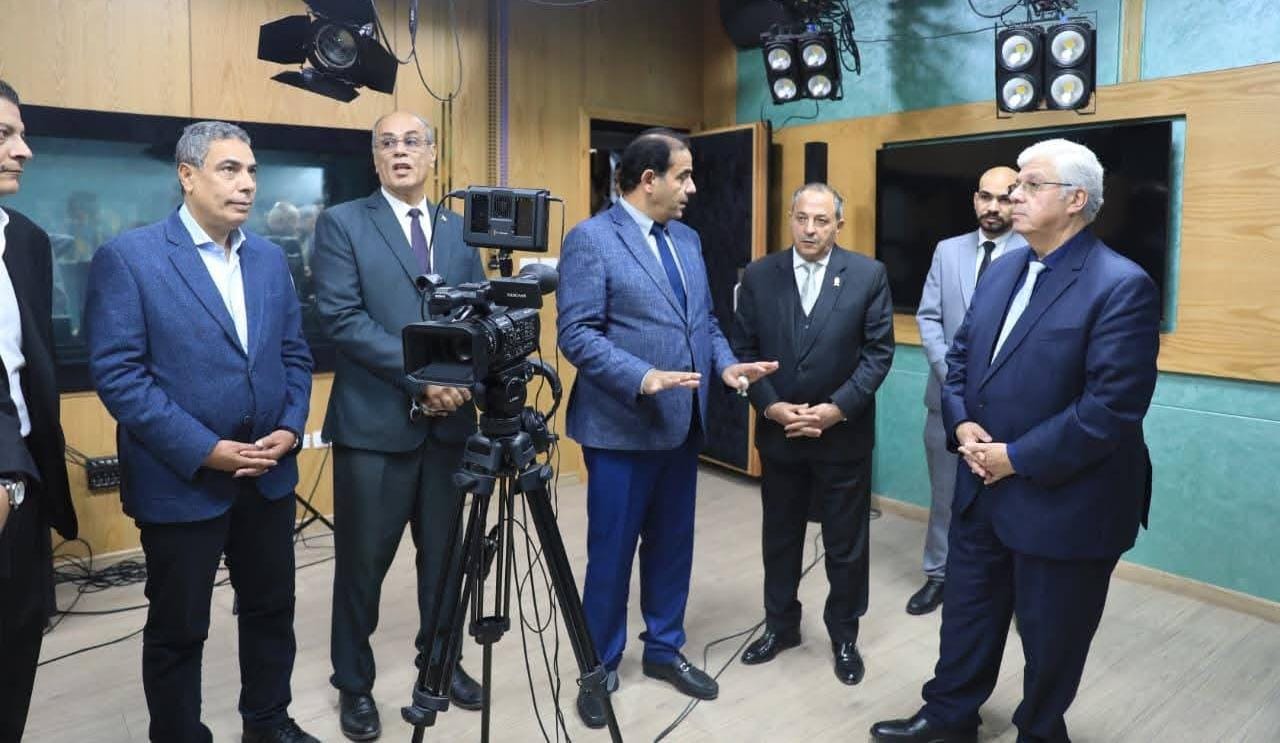افتتاح استوديو جامعة بورسعيد بتكلفة 21 مليون جنيه