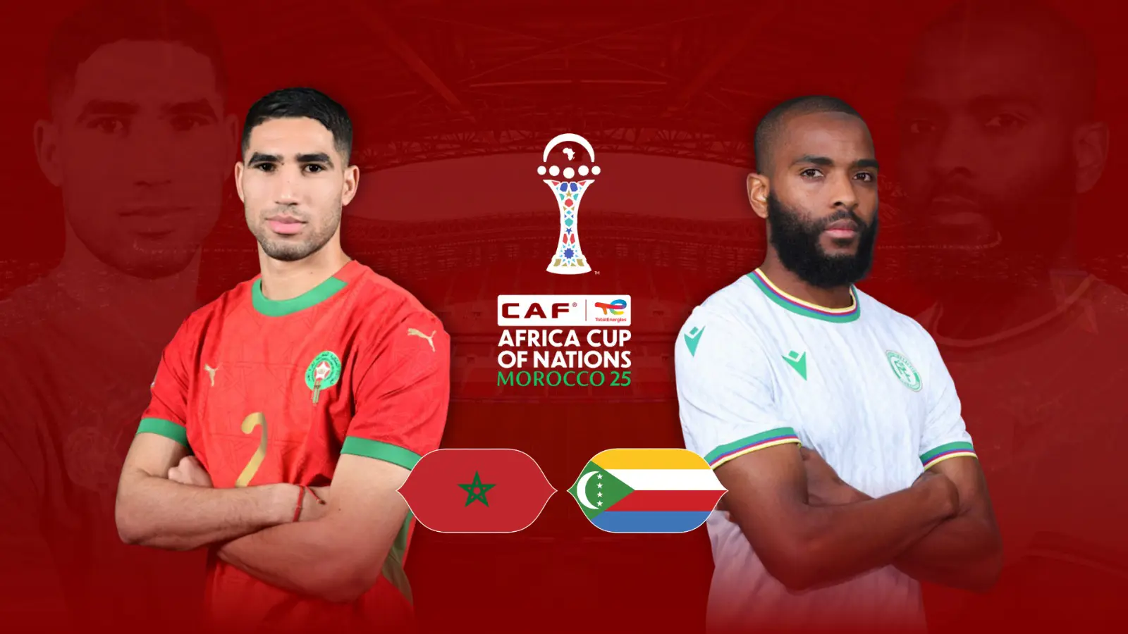 موعد مباراة المغرب أمام جزر القمر اليوم في افتتاح كأس الأمم الأفريقية والقنوات الناقلة