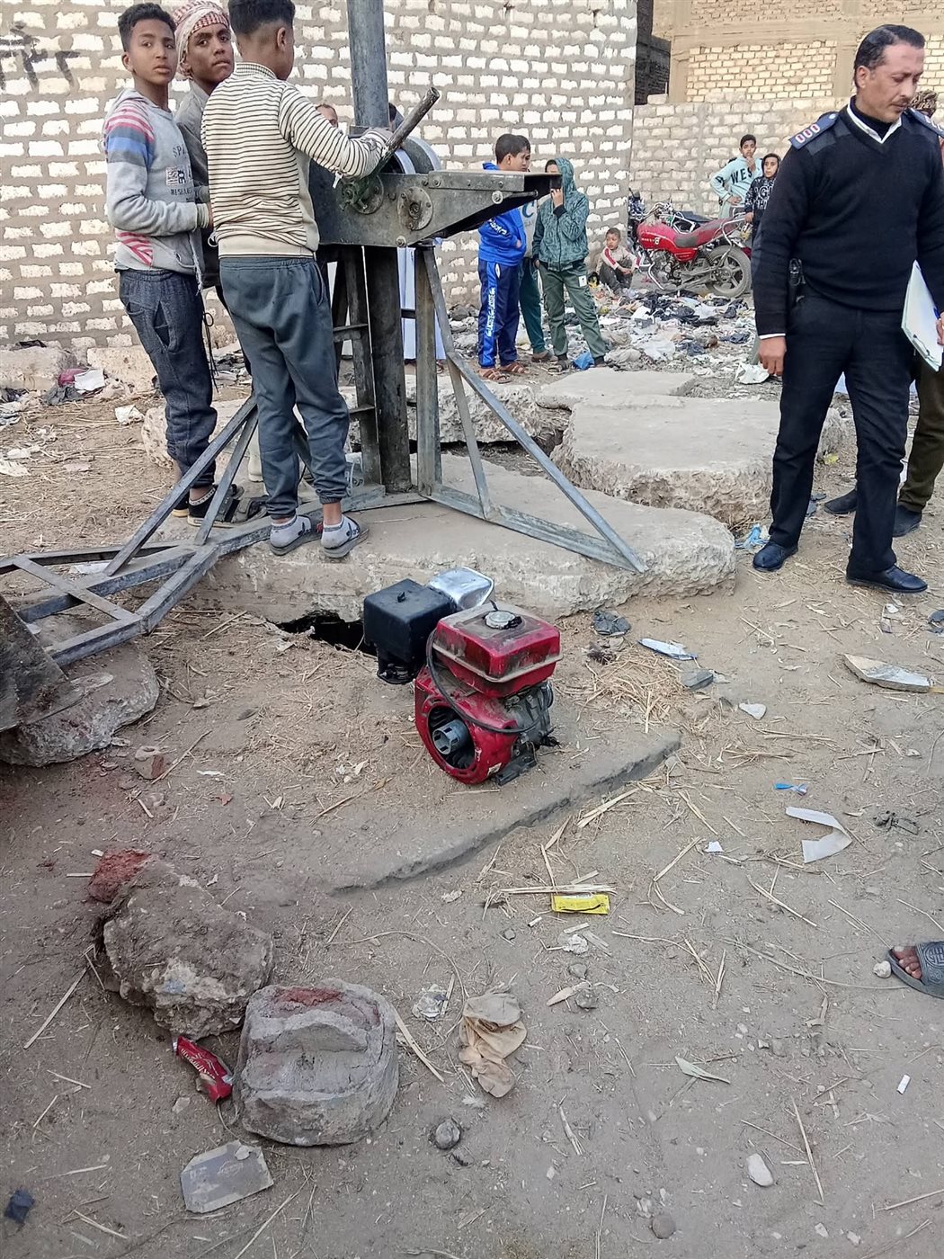 العثور على جثة طفل في غرفة صرف صحي بقنا