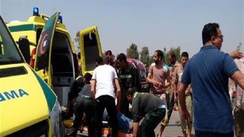مصرع شخصين في حادث سير بطريق الضبعة الصحراوي بالبحيرة