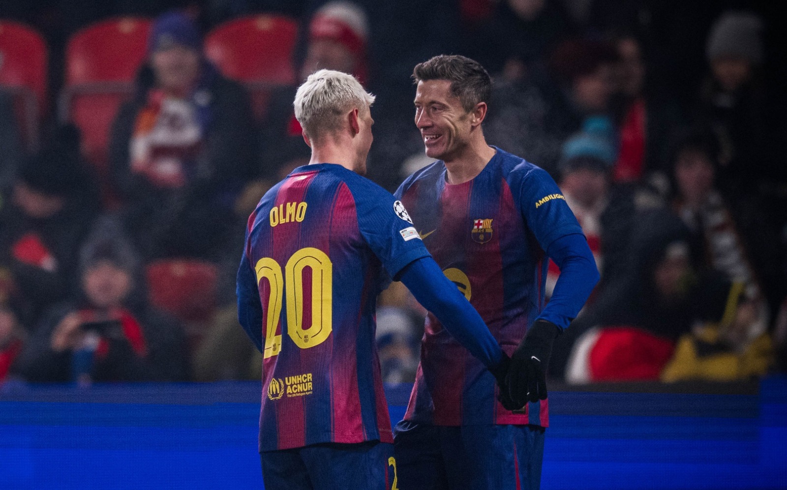 برشلونة يدك شباك سلافيا براج برباعية في دوري أبطال أوروبا