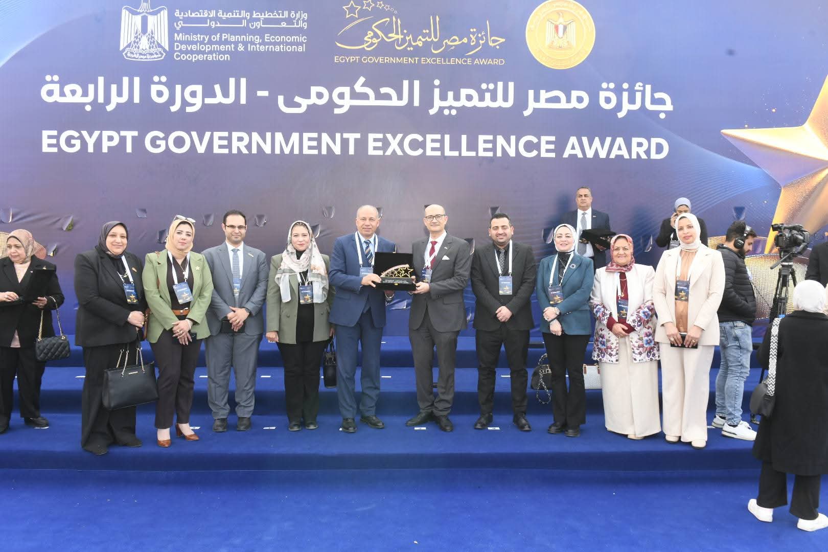 "هندسة المنصورة" تحصد المركز الأول في جائزة مصر للتميز الحكومي