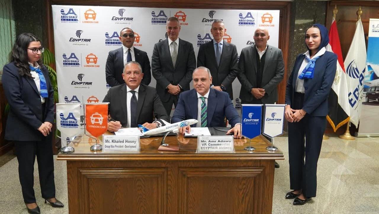 مصر للطيران توقع بروتوكول تعاون مع مجموعة أبو غالي موتورز.. تفاصيل