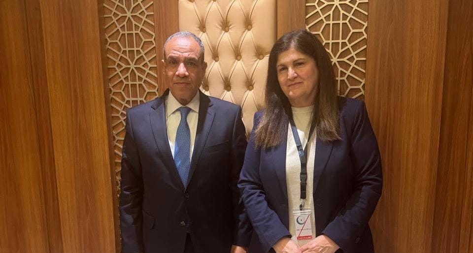 وزير الخارجية يلتقي نظيرته الفلسطينية