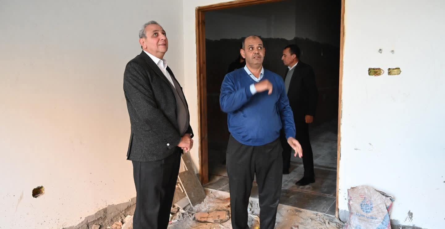 محافظ الغربية يتفقد مشروع إنشاء المبنى الإداري الجديد لديوان المحافظة