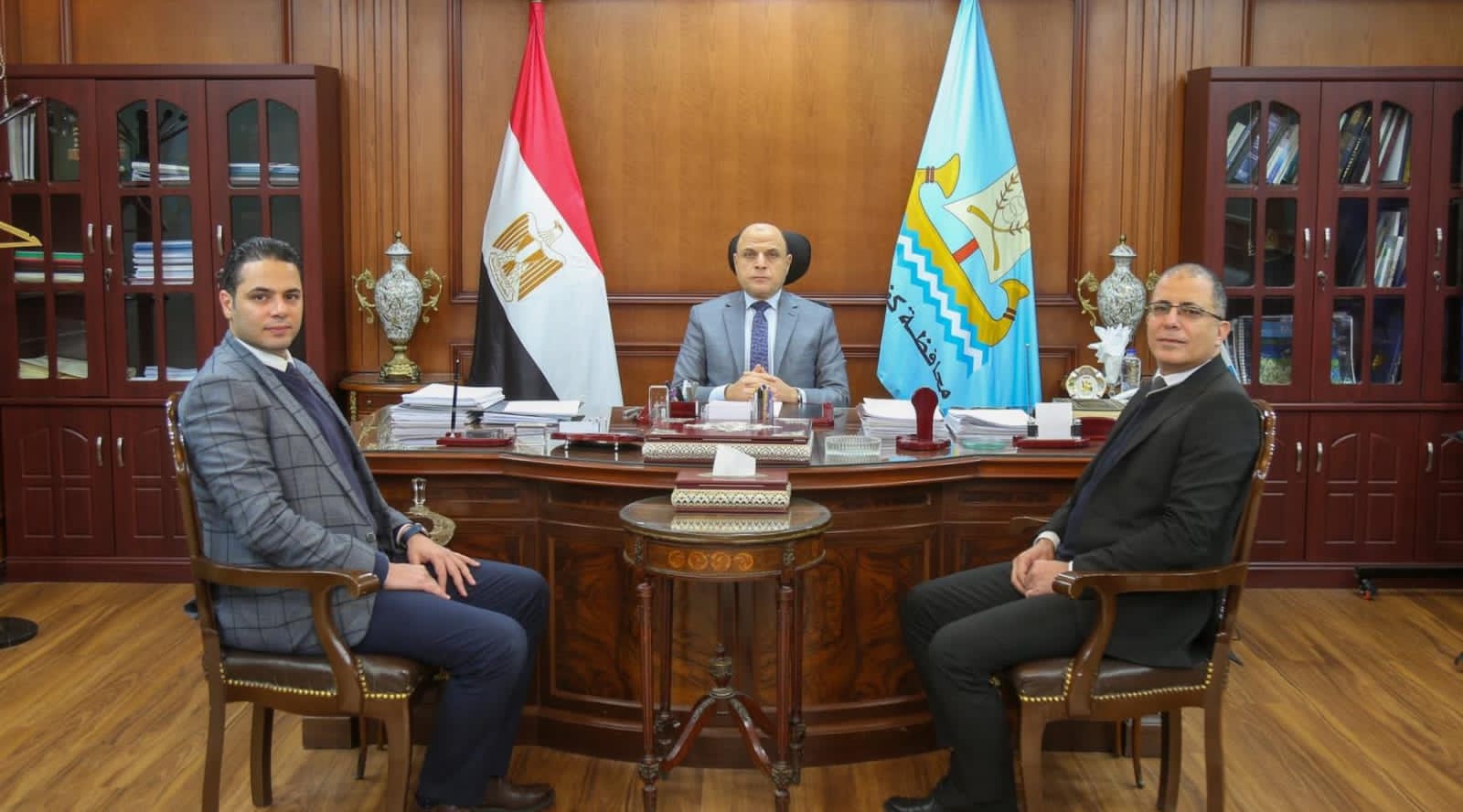 محافظ كفرالشيخ يبحث مع بنك مصر سبل دعم التنمية وتوسيع الخدمات لأهالي المحافظة
