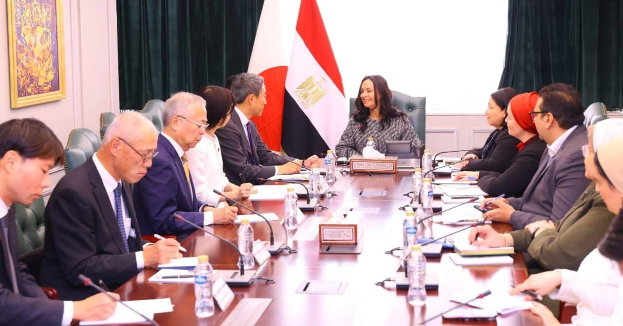 وزيرة التضامن الاجتماعي تلتقي وفداً من أعضاء مجلس المستشارين الياباني