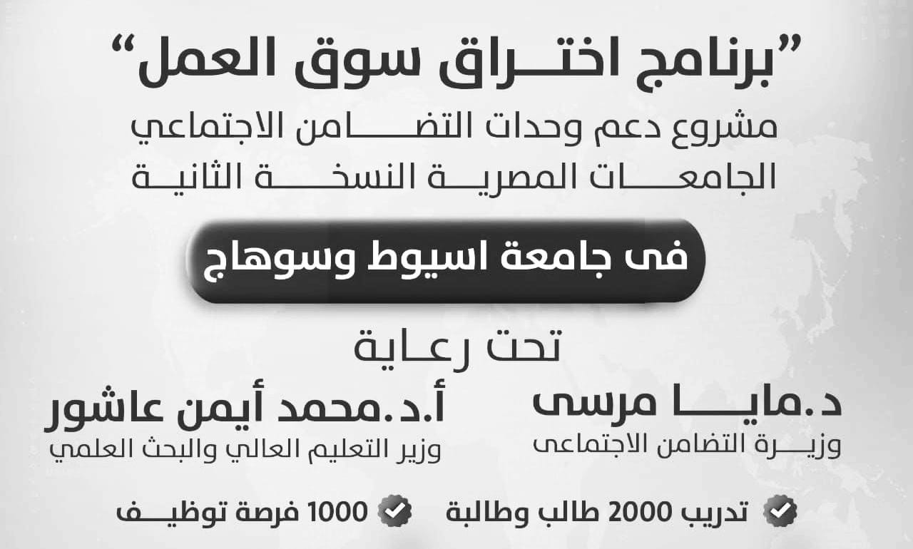انطلاق النسخة الثانية من برنامج «اختراق سوق العمل» بجامعة أسيوط