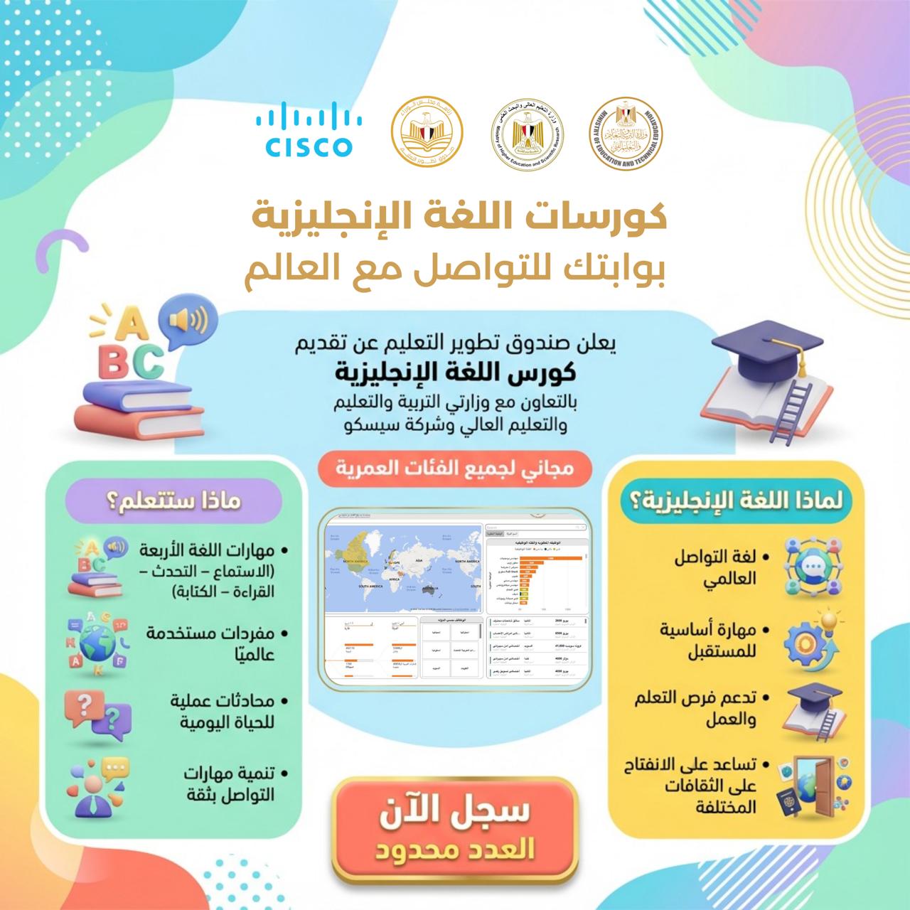 تطوير التعليم بالوزراء يطلق مقررات متكاملة لإتقان اللغة الإنجليزية