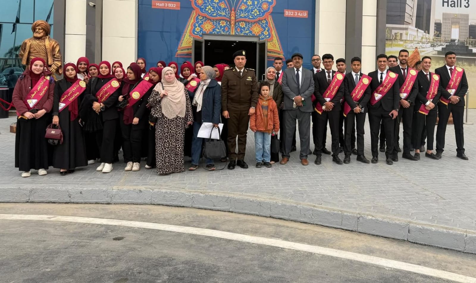 طلاب جامعة المنوفية فى بزيارة ميدانية لمعرض القاهرة الدولي للكتاب