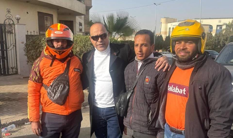 وزير العمل يتابع ميدانياً تنفيذ الحملة الوطنية "سلامتك تهمنا" لحماية عمال توصيل الطلبات