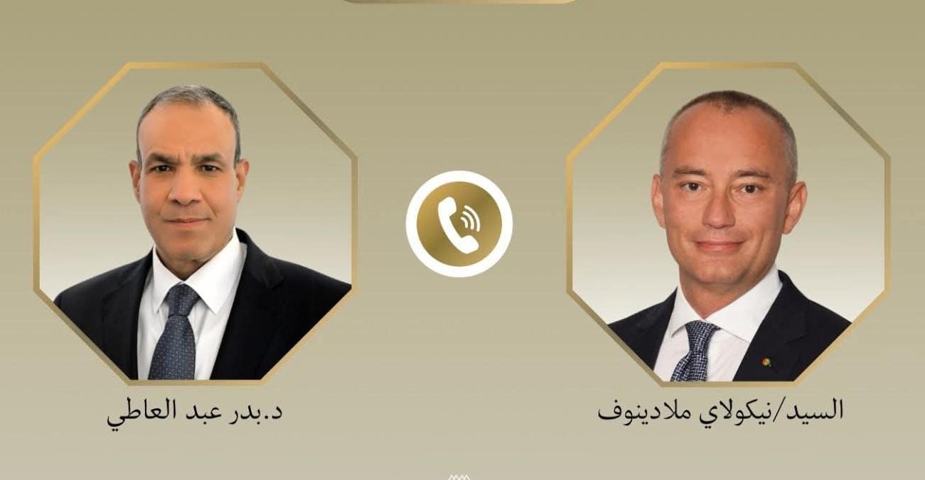 وزير الخارجية يبحث مع الممثل الأعلي لقطاع غزة استحقاقات المرحلة الثانية من خطة الرئيس الأمريكي