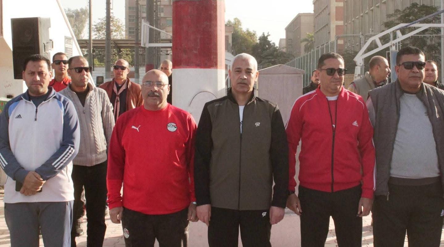 نائب رئيس جامعة أسيوط يتفقد المعسكر الكشفي لطلاب كلية علوم الرياضة