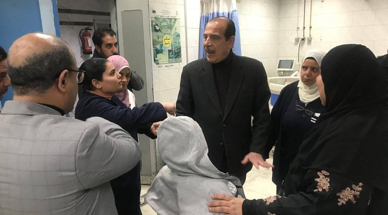 نائب وزير الصحة يقرر إحالة إدارة مستشفى إمبابة العام والمتغيبين للتحقيق