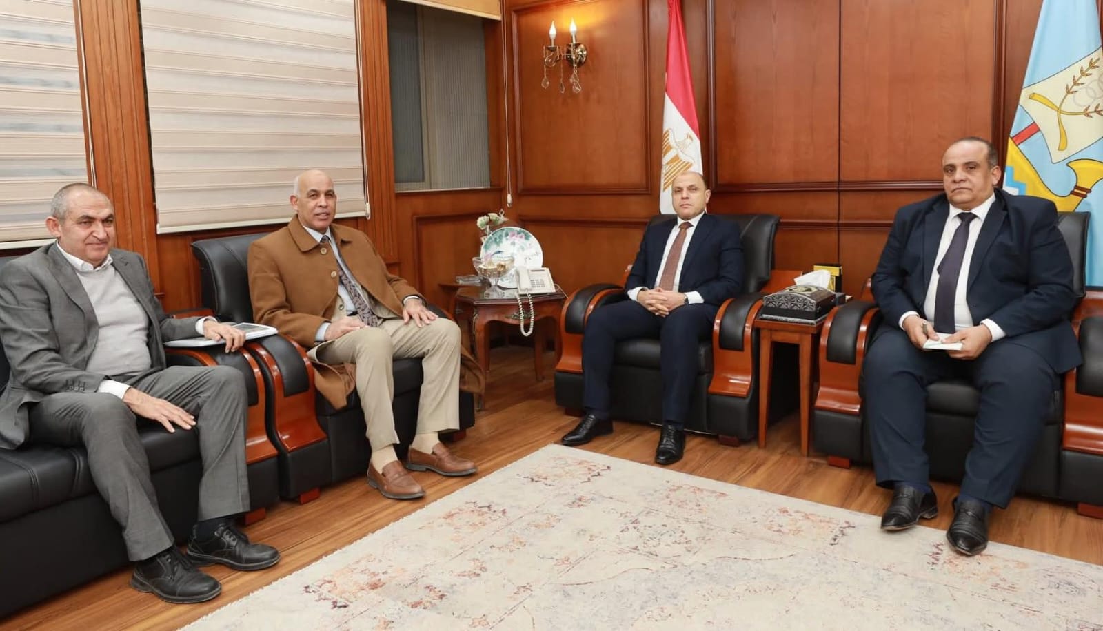محافظ كفرالشيخ يستقبل القائم بعمل رئيس الجامعة لبحث عدد من الملفات التعليمية والتنموية