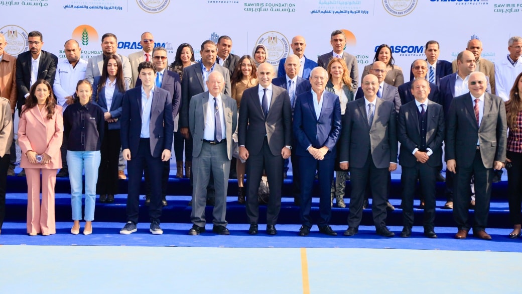 وزير التعليم يفتتح مدرسة أنسي ساويرس للتكنولوجيا التطبيقية والإنشاءات