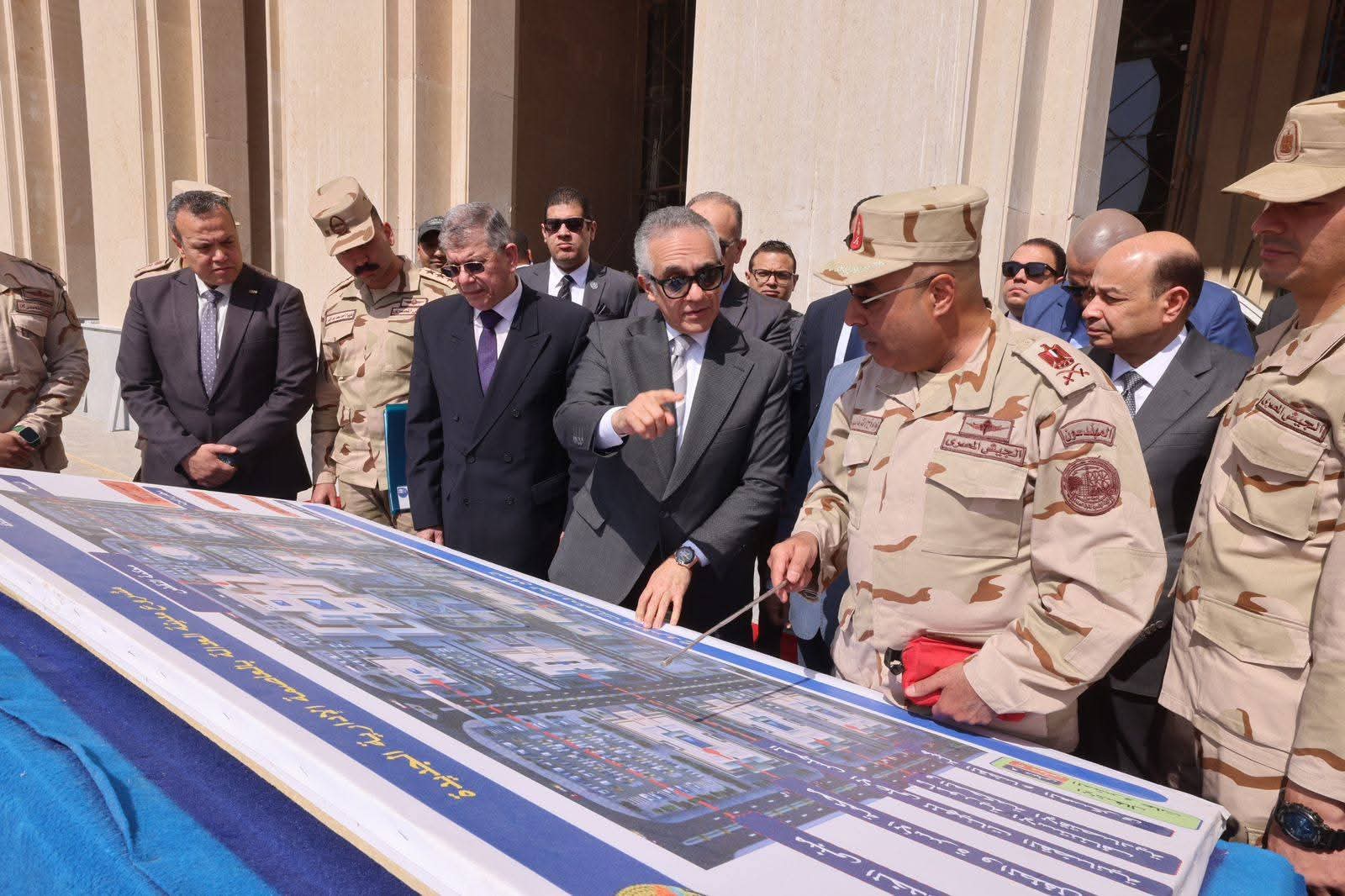 وزير العدل يتفقد مشروع مدينة العدالة بالعاصمة الجديدة
