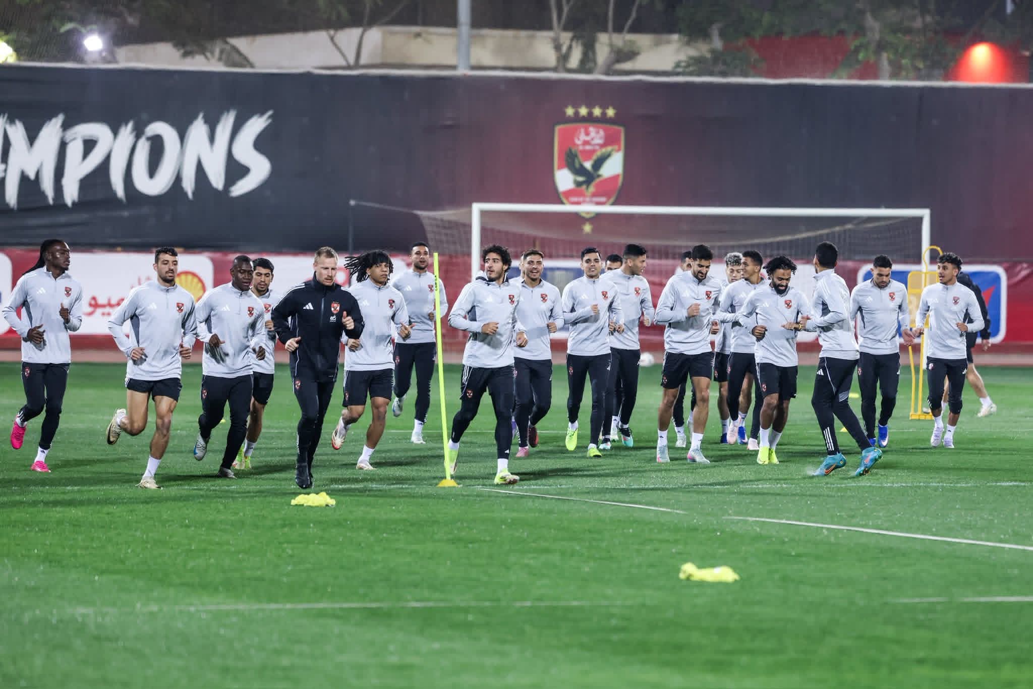 الأهلي راحة من التدريبات اليوم قبل مواجهة زد في الدوري