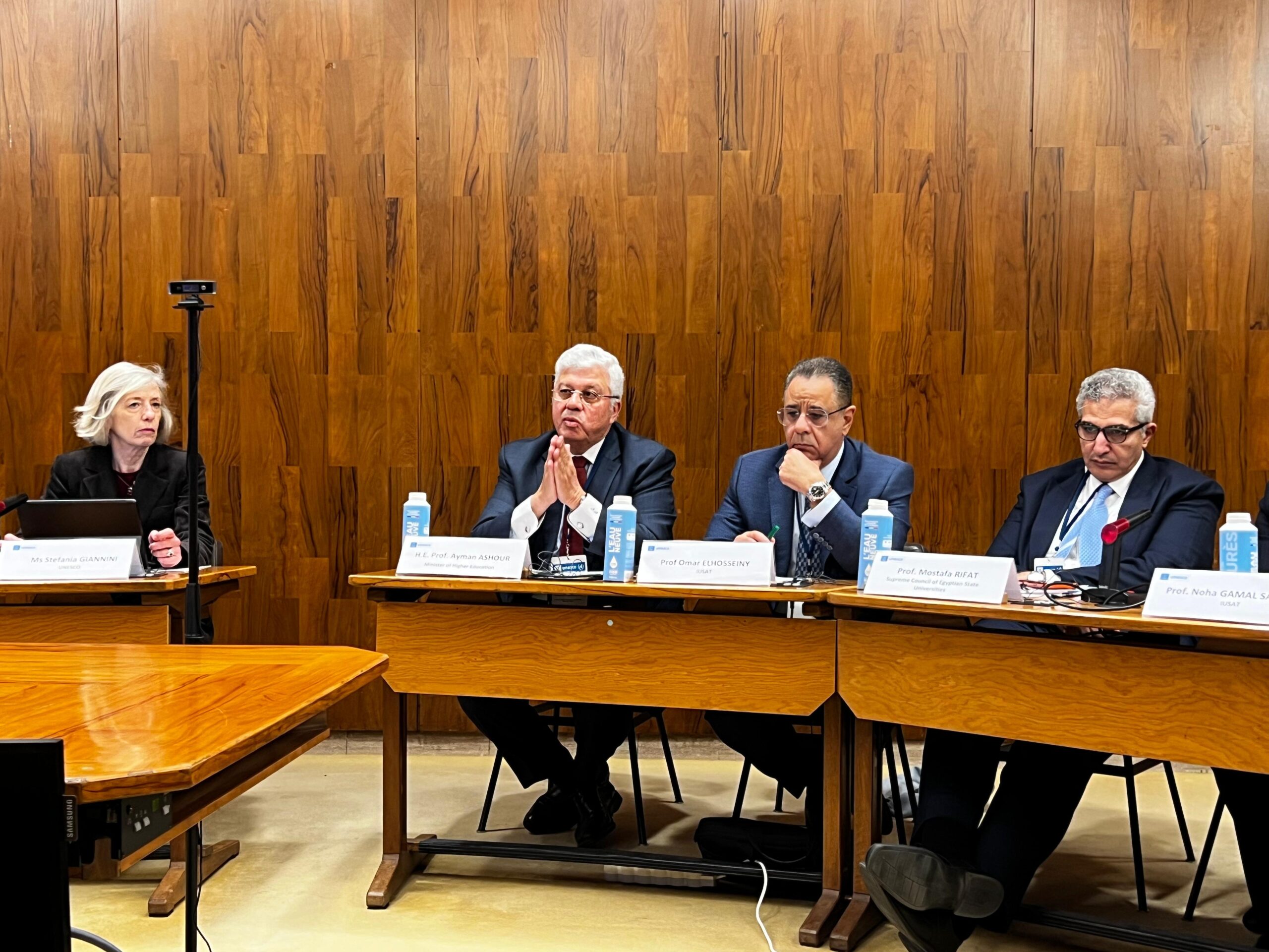 تعميق فرص التعاون بين الجامعة الدولية للعلوم والفنون والتكنولوجيا و الشركاء الاستراتيجين بمنظمة اليونسكو
