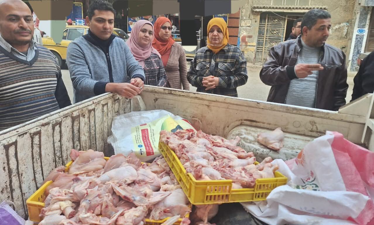 خلال يناير.. ضبط 3 طن لحوم ودواجن وأسماك غير صالحة للاستهلاك الآدمي بالمنوفية