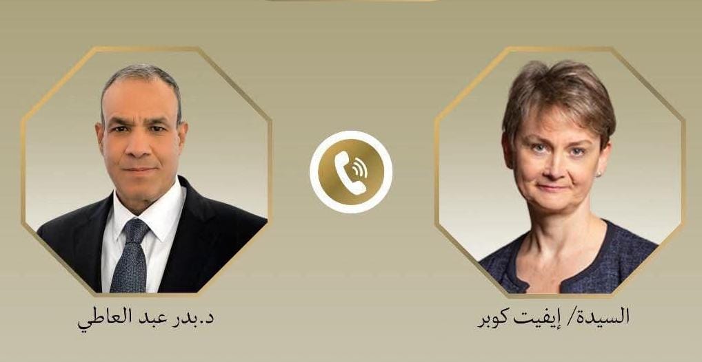 وزير الخارجية يبحث مع نظيرته البريطانية دعم العلاقات الثنائية ومستجدات الوضع الاقليمى