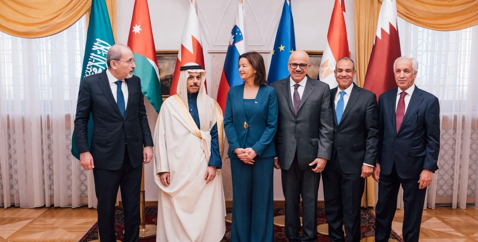 وزير الخارجية يشارك في اجتماع اللجنة الوزارية العربية الإسلامية بشأن غزة المنعقد في سلوفينيا