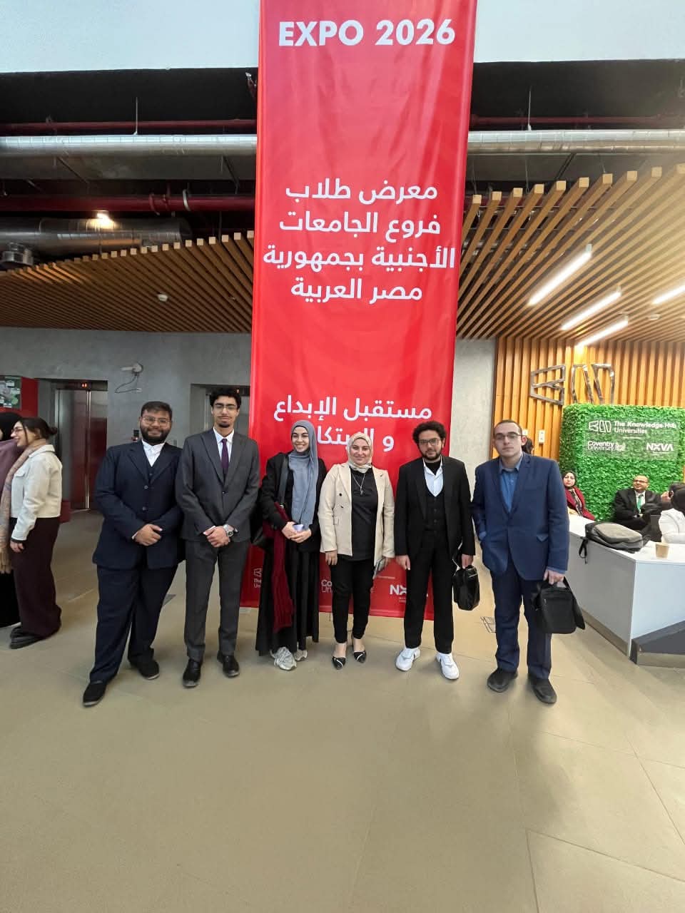 حلوان التكنولوجية الدولية تشارك في معرض طلاب فروع الجامعات الأجنبية بمصر