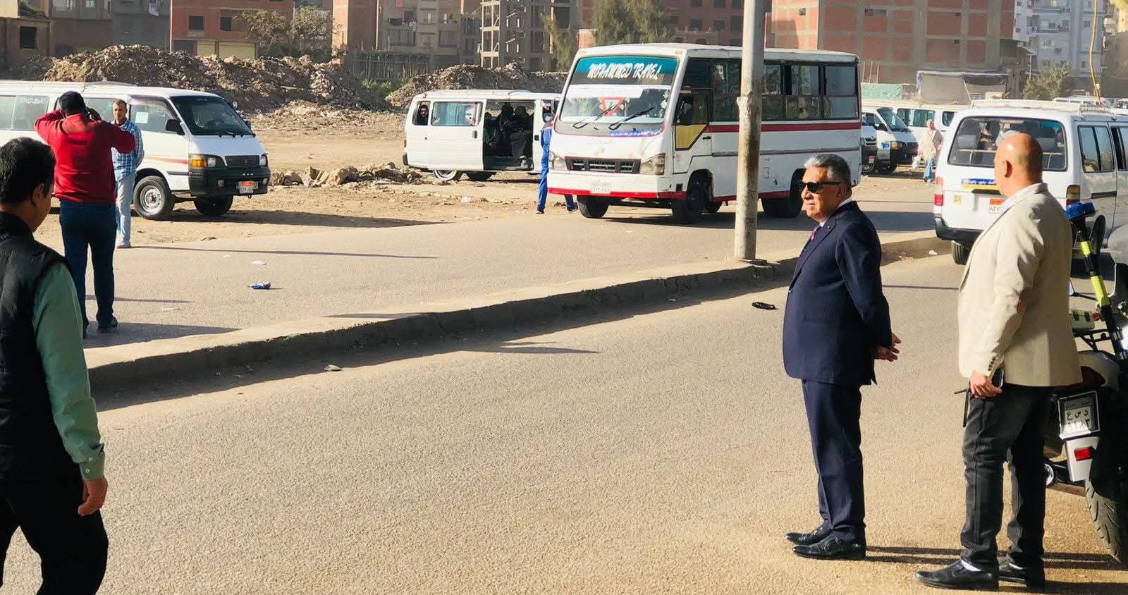 محافظ الدقهلية في جولة مفاجئة بموقف سيارات جديلة بالمنصورة