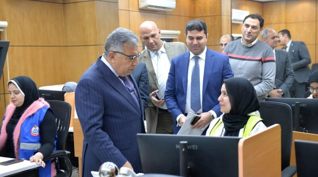محافظ الدقهلية يتفقد الشبكة الوطنية للطوارئ والسلامة العامة
