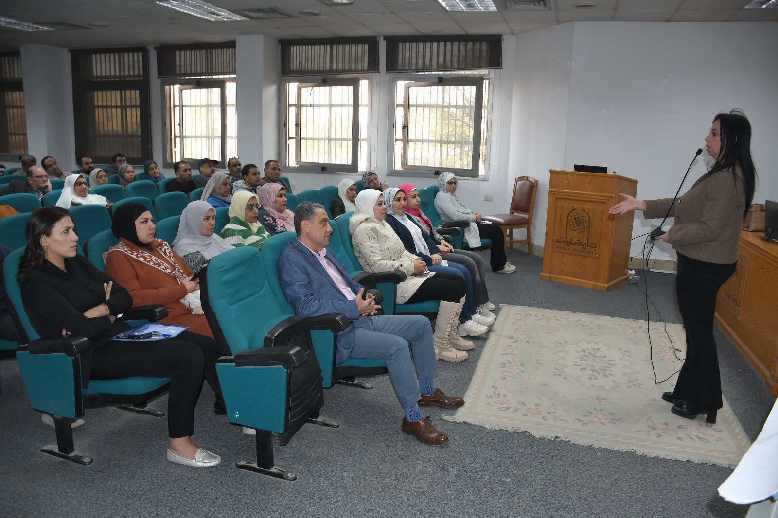 جامعة حلوان تنظم ندوة تثقيفية بعنوان الإدارة الفعالة للوقت وإدارة الأولويات