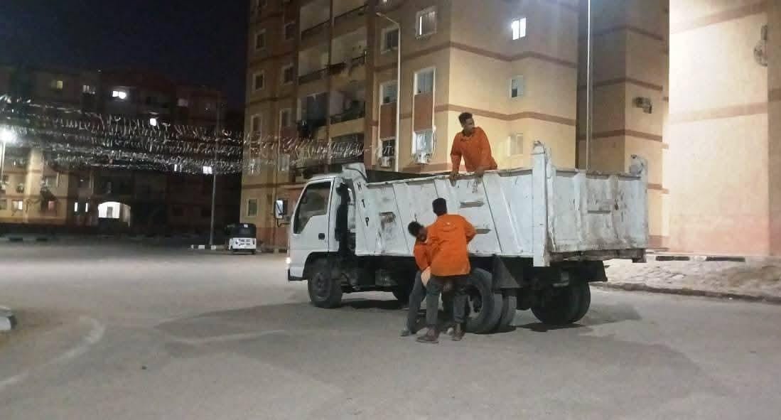 رفع 219 طن من المخلفات والقمامة والتراكمات بأحياء مدينة أسوان
