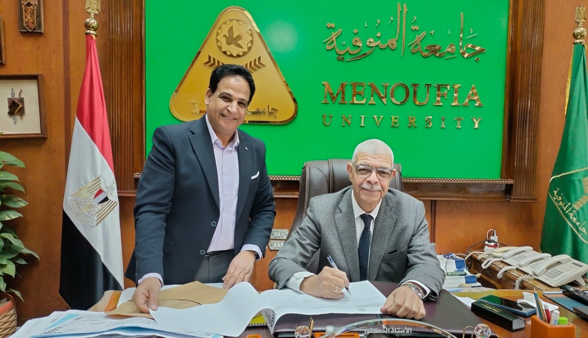 رئيس جامعة المنوفية يعتمد نتيجة التراكمي دور يناير 2026 بكلية التربية النوعية