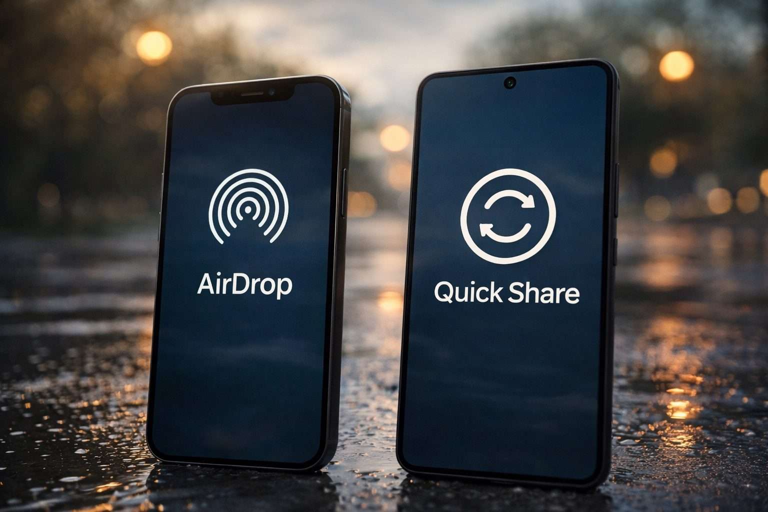 جوجل توسع دعم مشاركة الملفات بين أندرويد وAirDrop لجميع الهواتف