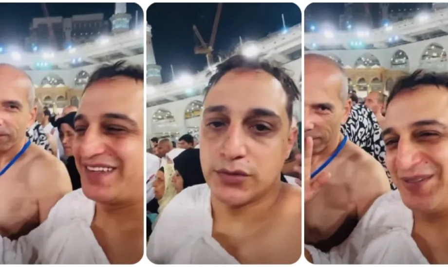 بعد إعلان اعتزاله تنفيذًا لوصية والدته.. رضا البحراوي يؤدي مناسك العمرة