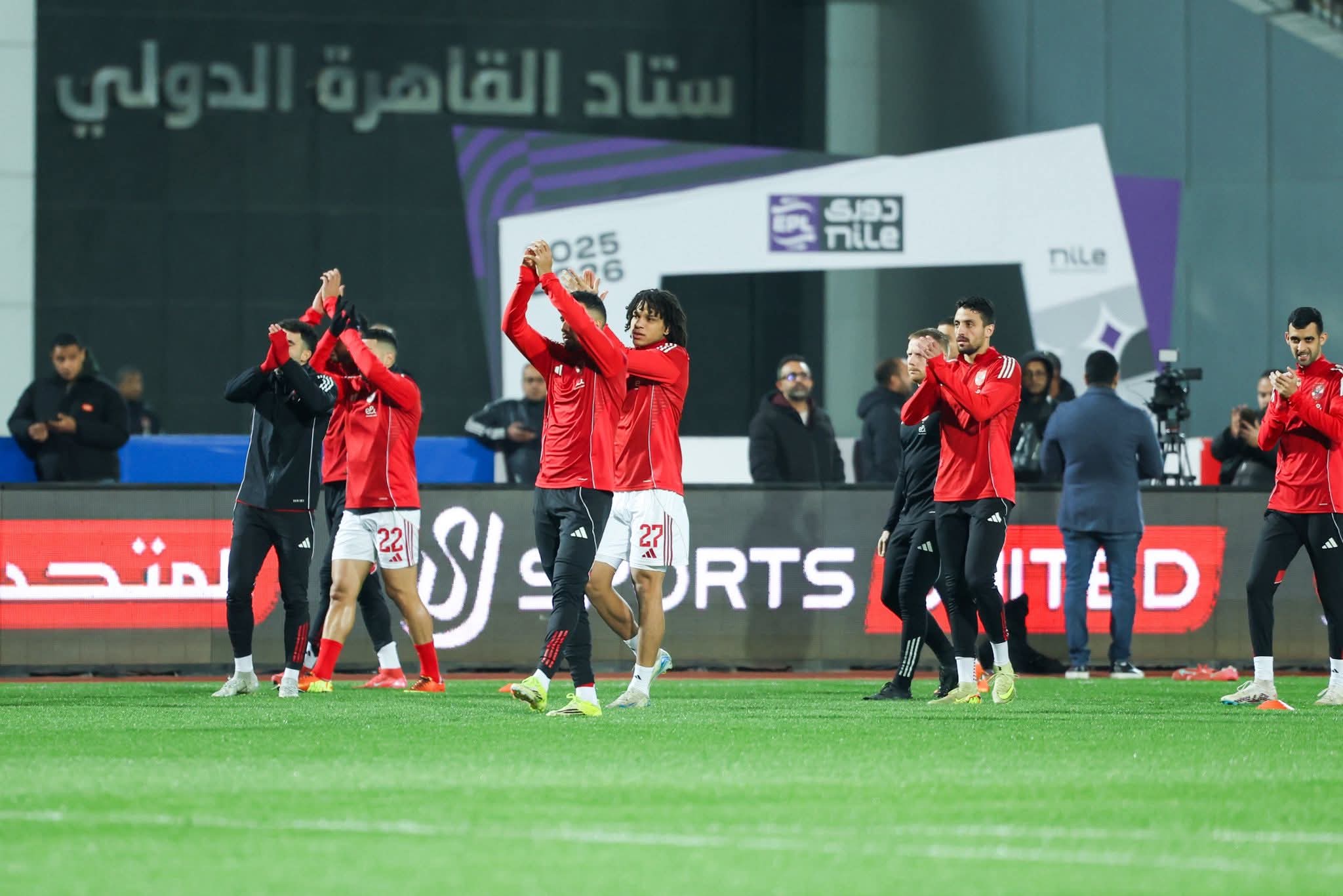 الأهلي يستأنف تدريباته استعداداً للمقاولون العرب