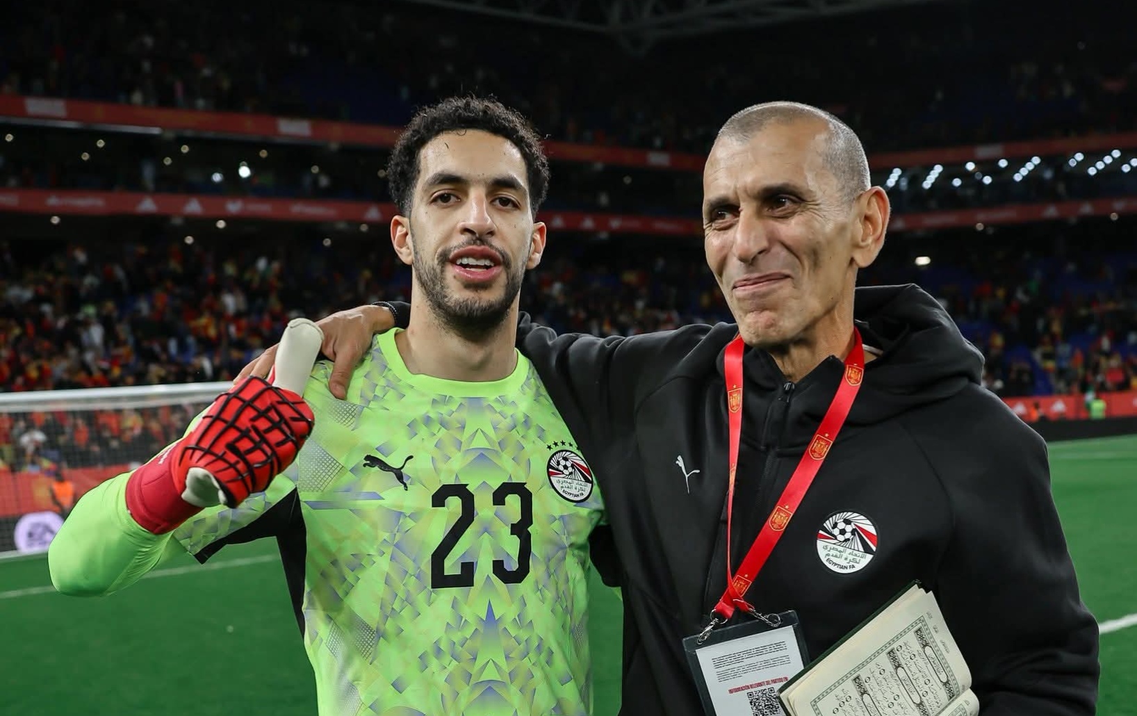 بالأرقام .. كيف ساهم مصطفى شوبير في تعادل منتخب مصر أمام بطل أوروبا؟