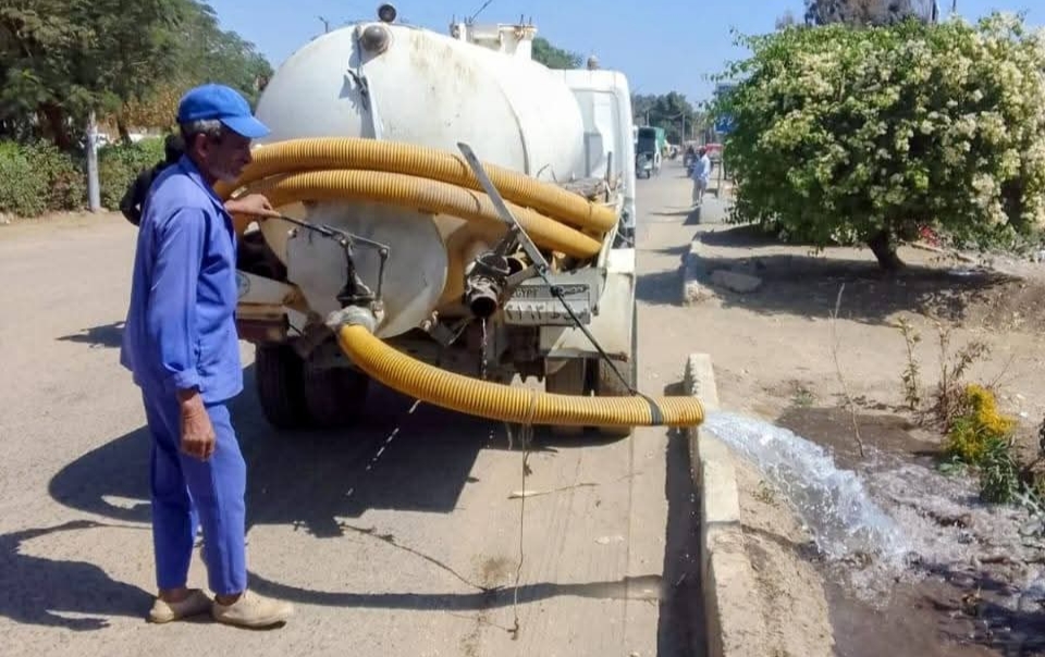 حملات نظافة مكثفة مدينة الطود بمحافظة الأقصر