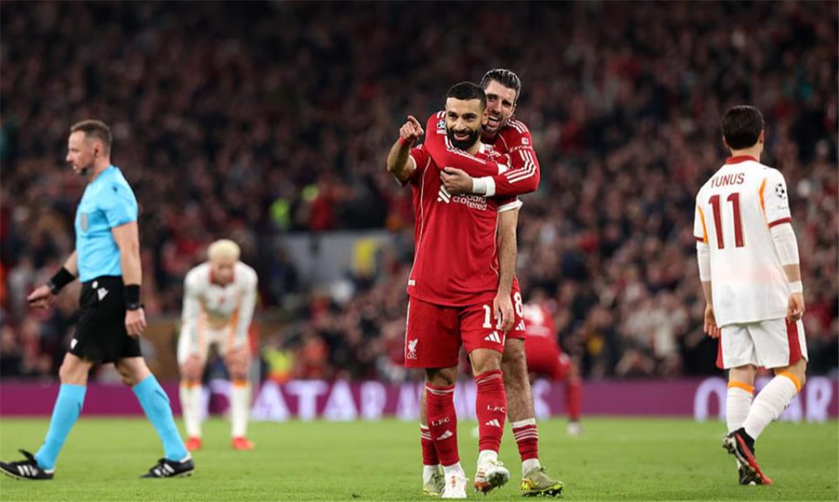 صلاح يقود ليفربول لـ ربع نهائي دوري أبطال أوروبا بفوز كبير على جالاتاسراي